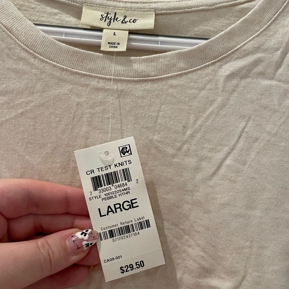 Cream Short Sleeved shirt - Picture 3 of 3